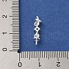 Brass Micro Pave Cubic Zirconia Peg Bails KK-K371-19P-3