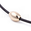 Adjustable Cowhide Leather Cord Bracelets BJEW-JB04373-05-2