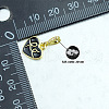 Brass Enamel Faith Fe Heart Pendant Necklaces with Clear Cubic Zirconia for Women FS-WGC0F61-04-2