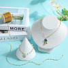 SUNNYCLUE 1 Roll Brass Paperclip Chains CHC-SC0001-06G-4