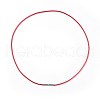 Waxed Polyester Cord Necklace Making MAK-I011-05-A-02-1