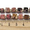 Natural Rhodonite Beads Strands G-G053-B11-01A-5