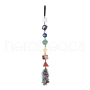 Geometry Shape Chakra Hanging Ornament AJEW-I059-05-6