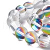 Synthetic Moonstone Beads Strands G-E573-02C-21-4