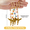 Alloy Hook Bookmarks AJEW-FH00018-2