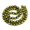 Handmade Foil Glass Beads Strands FOIL-N029-05D-2