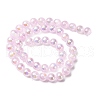 Plating Natural Selenite Beads Strands G-G120-A01-02-01-3