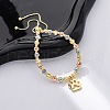 Brass Slider Bracelets BJEW-C090-02G-F-2