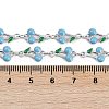 304 Stainless Steel Enamel Cherry Link Chains CHS-M007-01P-01-3