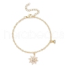 Sun & Moon 304 Stainless Steel Charm Couple Bracelets BJEW-TA00526-3