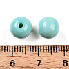 Opaque Solid Color Glass Beads GLAA-N007-8mm-A13-3