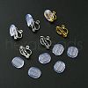12Pcs 3 Colors Brass Clip-on Earring Findings KK-FS0001-33-2