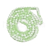Frosted Crackle Glass Beads Strands X1-GLAA-U001-8mm-M09-3