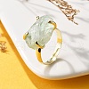 Natural Fluorite Finger Rings RJEW-B122-01G-01-2