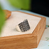 Ethnic Style Adjustable 925 Sterling Silver Finger Rings for Women FS-WG30C75-01-3