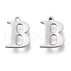 Tarnish Resistant 304 Stainless Steel Charms STAS-H112-B-P-1