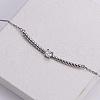 Elegant Minimalist Stainless Steel Lock Bone Chain Necklace for Women RW6417-3