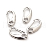 Alloy Push Gate Snap Keychain Clasp Findings PW-WG03418-01-4