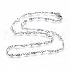Non-Tarnish 304 Stainless Steel Chain Necklaces STAS-P164-25P-1