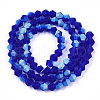 Imitate Austrian Crystal Bicone Frosted Glass Beads Strands EGLA-A039-T4mm-MB06-2