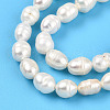 Natural Cultured Freshwater Pearl Beads Strands PEAR-N012-05Y-4