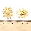 304 Stainless Steel Flower Stud Earrings EJEW-P312-03A-G-5
