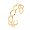 304 Stainless Steel Cuff Bangles for Women BJEW-D306-02G-2