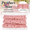 MAYJOYDIY US 5M Polyester Pleated Lace Ribbon OCOR-MA0001-12B-2