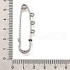 304 Stainless Steel Safety Pins Brooch Findings STAS-K252-11B-P-3