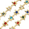 Brass Glass Link Chains CHC-R001-06G-01-1