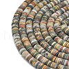 Natural Red Picasso Jasper/Polychrome Jasper Beads Strands G-P575-B10-6x1mm-3
