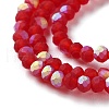 Imitation Jade Glass Beads Strands EGLA-YW0003-19A-06-4