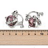 Natural Hypersthene Kitten Pendants G-J386-C17-13-3