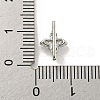 Brass Cubic Zirconia Beads KKB-L215-034P-3