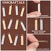 Unicraftale 12Pcs 2 Colors 304 Stainless Steel Pendants FIND-UN0003-79-5