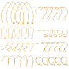 Unicraftale 48Pcs 8 Style 304 Stainless Steel Earring Hooks STAS-UN0022-81-1