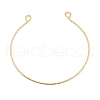Brass Cuff Bangles KK-D160-01G-2