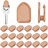 CRASPIRE 20Pcs Self-adhesive ABS Plastic Car Headrest Hook FIND-CP0002-50B-1