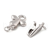 925 Sterling Silver Fold Over Clasps STER-S013-05P-2
