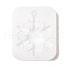 Christmas Theme DIY Snowflake Pendant Silicone Molds DIY-F114-30-3