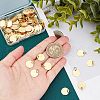 SUPERFINDINGS 100Pcs Brass Stamping Blank Tag Charms KK-FH0002-60G-3