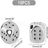 Unicraftale 10Pcs 304 Stainless Steel Beads STAS-UN0025-38-5