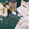 CHGCRAFT 100Pcs 5 Colors Alloy Pendants FIND-CA0009-95-4