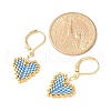 304 Stainless Steel Leverback Earrings for Women EJEW-MZ00408-04-4