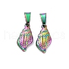 Ion Plating(IP) 304 Stainless Steel Pendants STAS-G066-26M-1