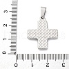 304 Stainless Steel Pendants STAS-L286-14P-3