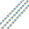 Ion Plating(IP) 304 Stainless Steel Dapped Chains AJEW-Q150-09G-01-1