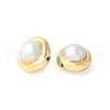 Electroplated Natural Cultured Freshwater Pearl Beads KK-P305-03G-2