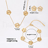 Fashionable Flower Stainless Steel Jewelry Set LA2158-1