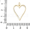 Brass Micro Pave Cubic Zirconia Pendants KK-D364-03G-3